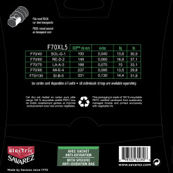 Jeu basse 5 cordes Savarez FOCUS - 40-130              