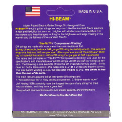 Electric guitar strings set HI-BEAM - 9-42             