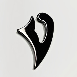 Logo guitare G.V. Noir                                 