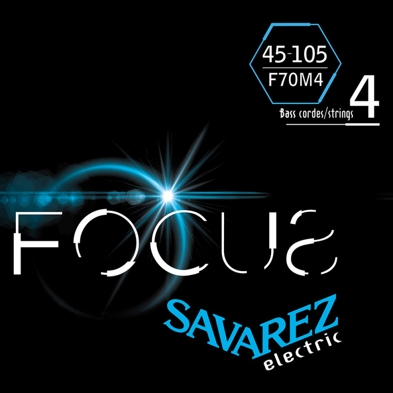 Electric Bass 4 String Savarez FOCUS - 45-105 Electric Bass 4 String Savarez FOCUS - 45-105